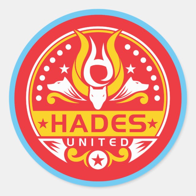 Hades United Logo Sticker (Vorderseite)