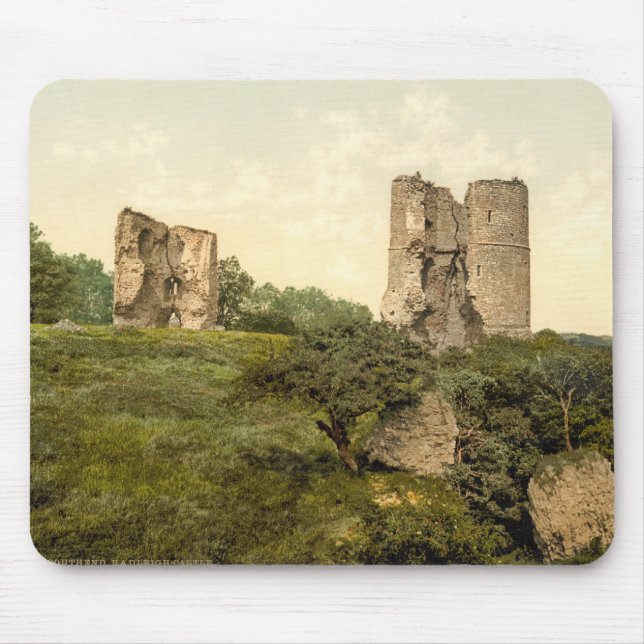 Hadleigh Schloss, Southend-auf-Meer, Essex, Mousepad (Vorne)