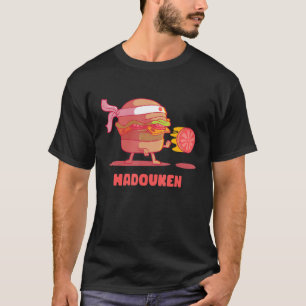 Hadouken Burger Street Fight Tomato in Fast Food V T-Shirt