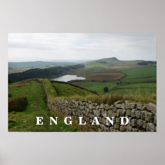 Hadrian-Mauer Poster