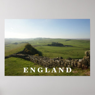 Hadrians Wand England Poster