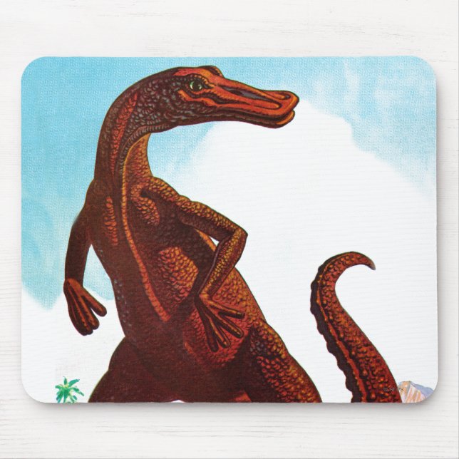 Hadrosaurus-Dinosaurier Mousepad (Vorne)