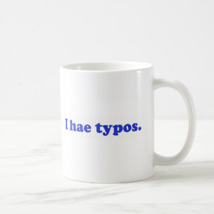 Hae I Typos - Blau Tasse