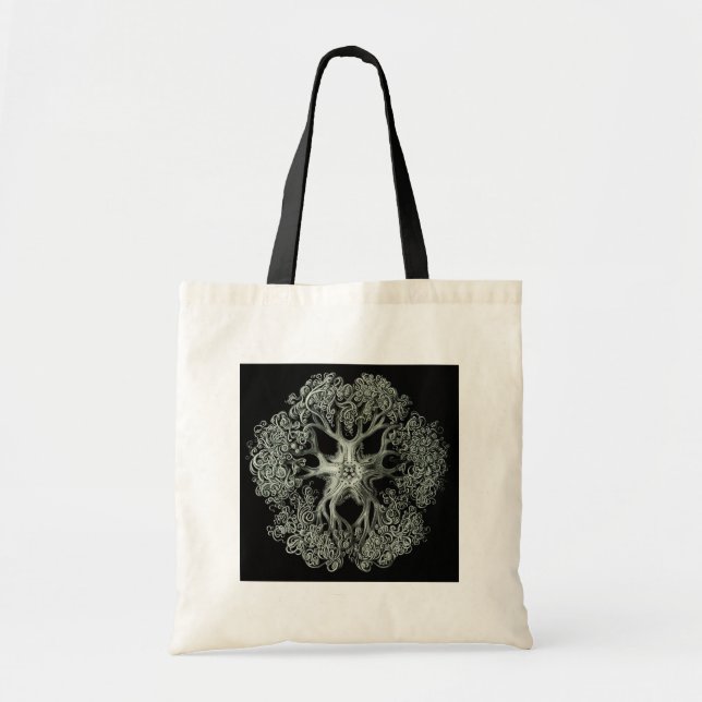 Haeckel Negativ Tragetasche (Vorne)