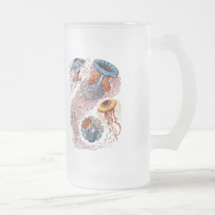 Haeckel Qualle Mattglas Bierglas