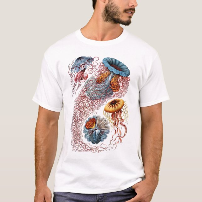 Haeckel Quallen T-Shirt (Vorderseite)
