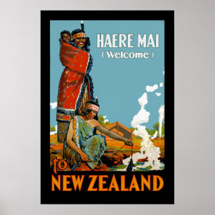 Haere Mai (Willkommen in Neuseeland) Poster