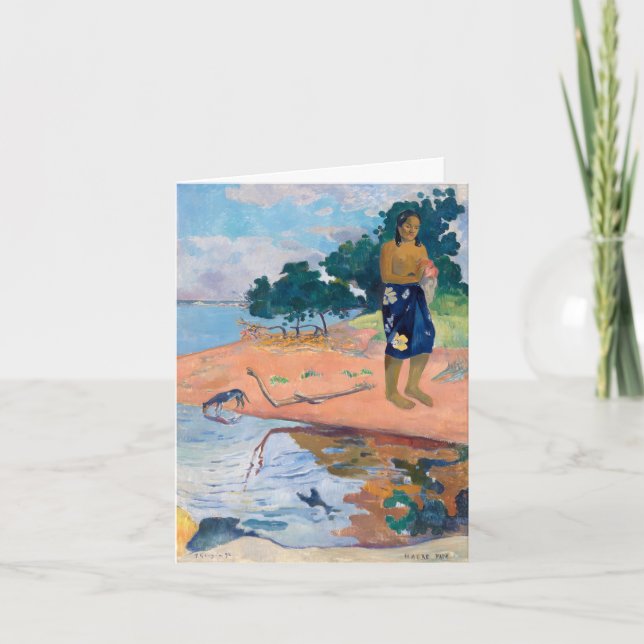 Haere Pape (1892) von Paul Gauguin, Art Karte (Vorderseite)