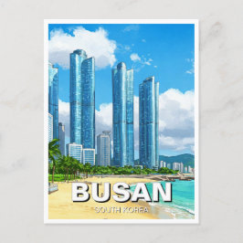 Haeundae Busan Südkorea Travel Postkarte