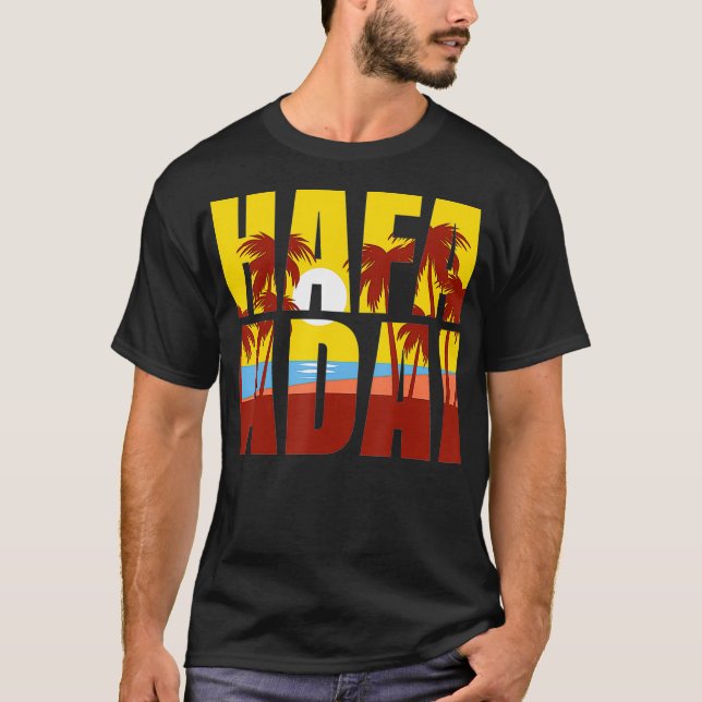 Hafa Adai Sunset Inside Chamorro Guam CNMI Christm T-Shirt (Vorderseite)