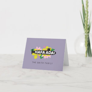Hafa Adai U-Boot - Guam Custom Note Card Karte