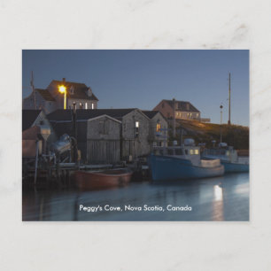 Hafen an der Postkarte Peggy's Cove