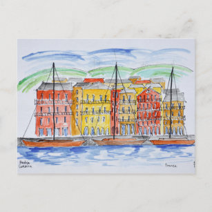 Hafen, Bastia   Korsika, Frankreich Postkarte