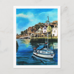 Hafen Brixham, South Devon Postkarte