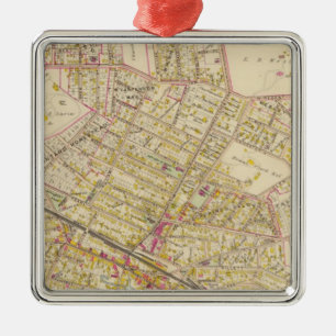 Hafen Chester, New York Silbernes Ornament