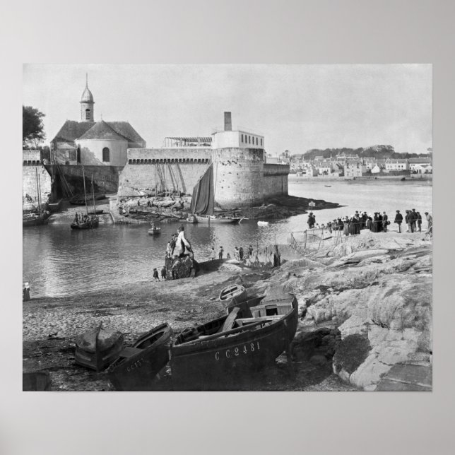 Hafen, Concarneau Poster (Vorne)