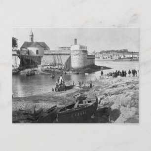 Hafen, Concarneau Postkarte