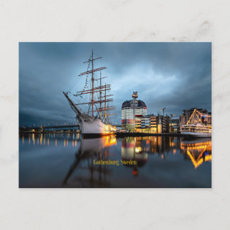Hafen Göteborg, Schweden Postkarte