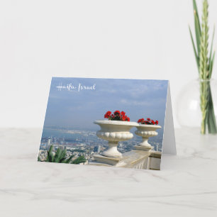 Hafen Haifa, Israel - Karte