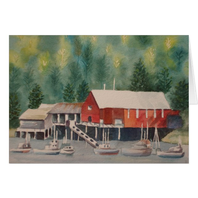 Hafen in Alaska (Vorderseite (Horizontal))