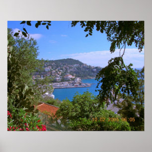 Hafen in Nizza, Frankreich Poster