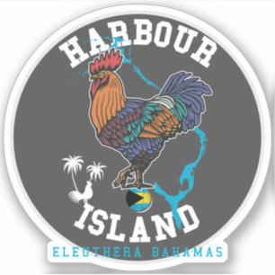 Hafen Insel Bahamas Kreuzfahrt Aufkleber