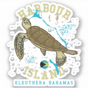 Hafen Insel Bahamas Kreuzfahrt Aufkleber