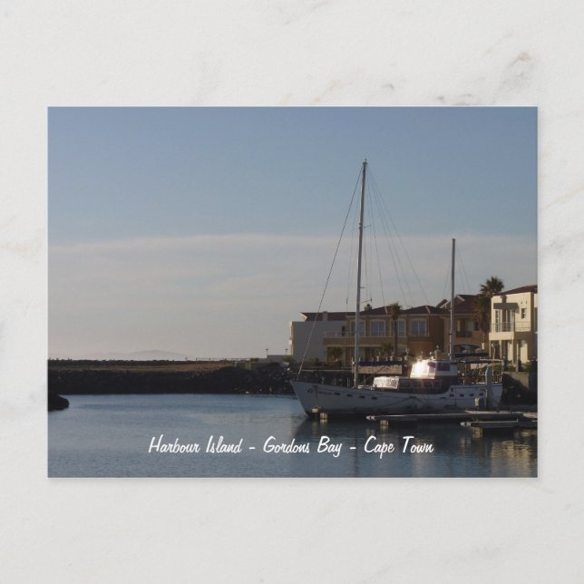 Hafen Insel - Gordons Bay - Kapstadt Postkarte (Vorderseite)