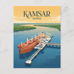 Hafen Kamsar Guinea Postkarte