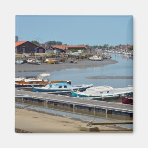 Hafen La Teste de Buch in Frankreich Postcard Rect Magnet