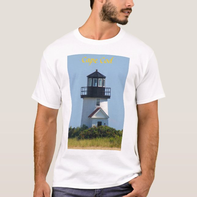 Hafen-Leuchtturm Cape Cods Hyannis T-Shirt (Vorderseite)