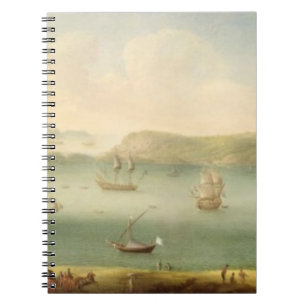 Hafen Mahon, Minorca, 1730's (Öl auf Leinwand) Notizblock