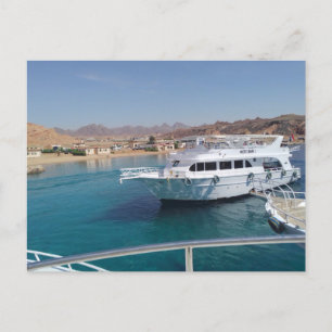 Hafen mit Yachten im Hafen von Sharm el Sheikh Postkarte