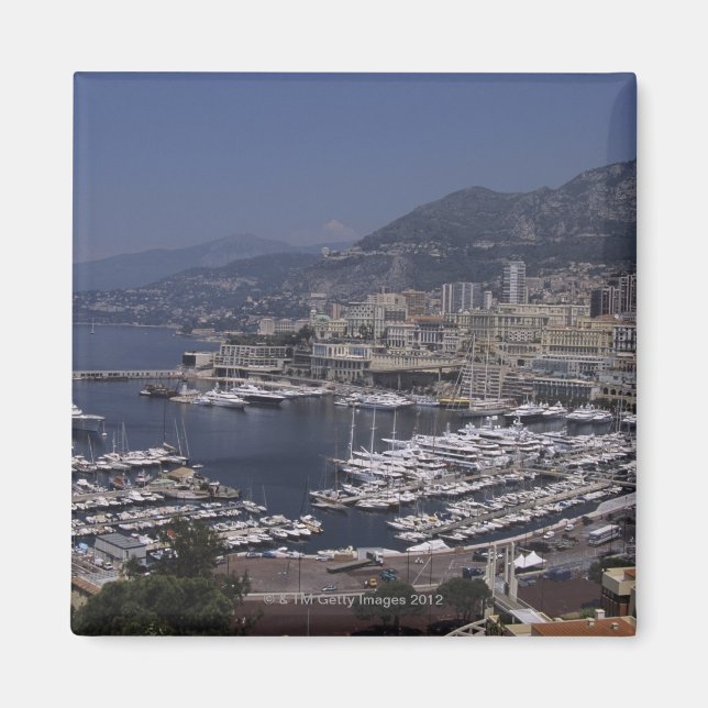 Hafen, Monte Carlo, Côte d'Azur, Cote d'3 Magnet (Vorne)