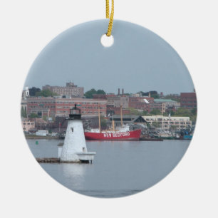 Hafen Palmer Insel-, New-Bedford Keramikornament