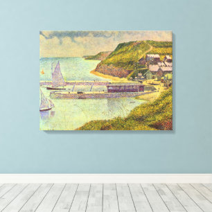 Hafen Port-en-Bessin bei Flut von Georges Seurat Leinwanddruck