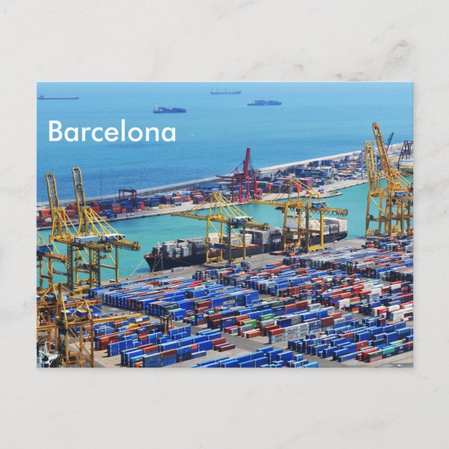 Hafen Postkarte (Vorderseite)