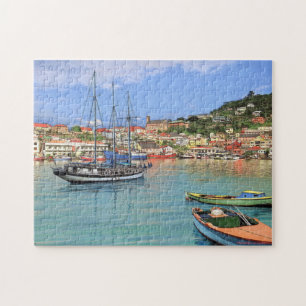 Hafen-" Puzzlespiel Pauls McGehee "Grenada - St Puzzle