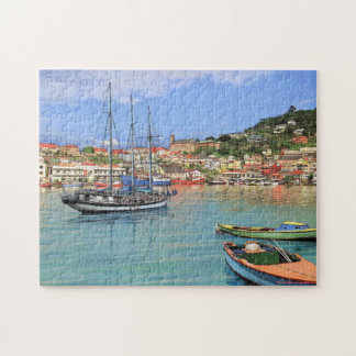Hafen-" Puzzlespiel Pauls McGehee "Grenada - St Puzzle