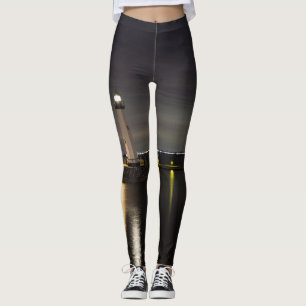 Hafen Rockwall Leuchtturm Leggings