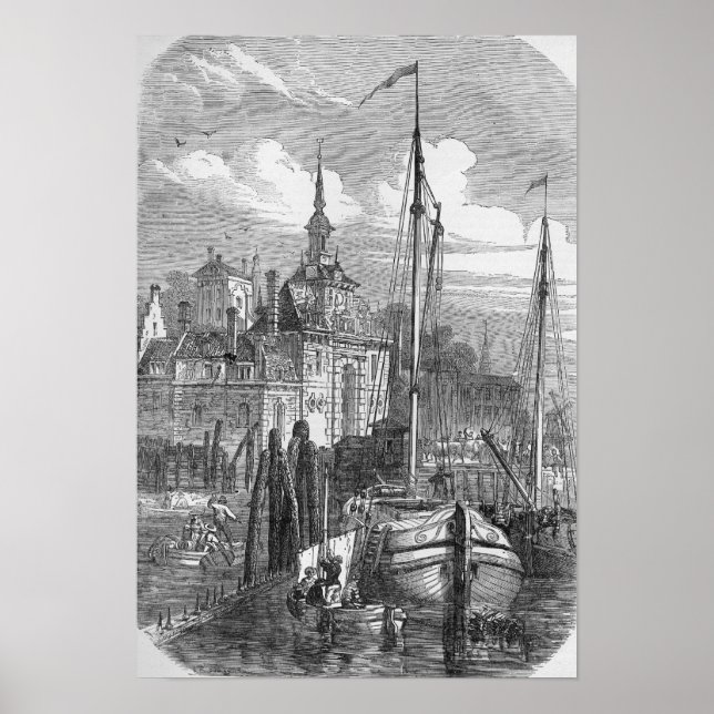 Hafen Rotterdam, Holland Poster (Vorne)