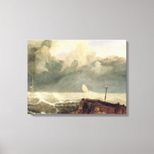 Hafen Ruysdael (Öl auf Leinwand) Leinwanddruck