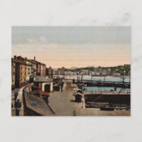 Hafen, San Sebastián, Spanien Vintages Photochrom