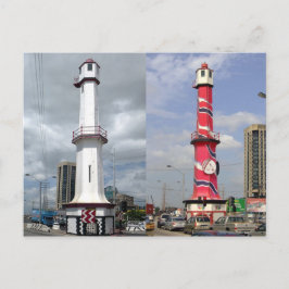 Hafen Spanien Leuchtturm, Trinidad Postcard Postkarte