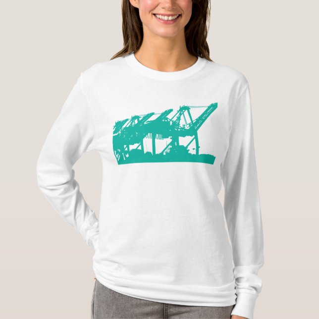 Hafen streckt Bella Hoodie T-Shirt (Vorderseite)