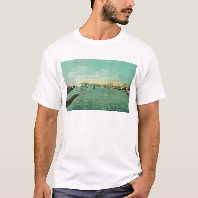 Hafen-Szene in Portland, Oregon 2 T-Shirt (Vorderseite)
