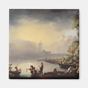 Hafen-Szene Magnet