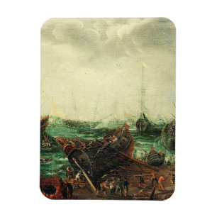 Hafen Szene von Adam Willaerts  Magnet
