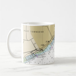 Hafen Townsend Seediagramm-Kaffeetasse Tasse