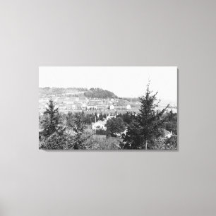 Hafen Townsend, WA Ansicht-Hauptleitung pfeift Leinwanddruck